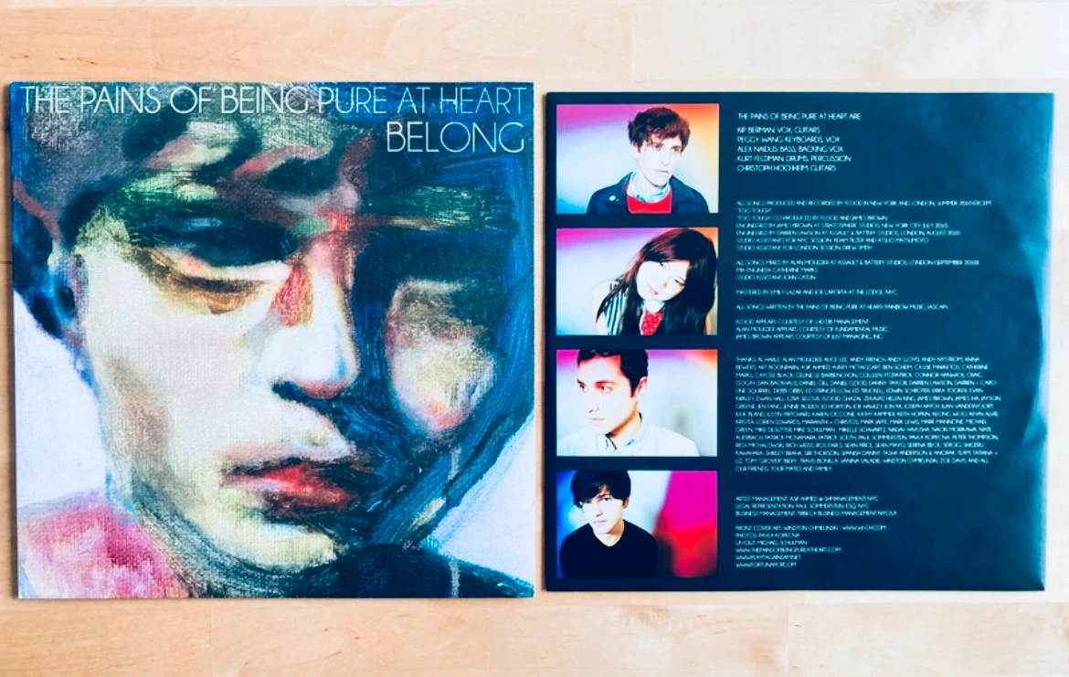 Vinylplaat 33T The Pains of Being Pure at Heart "Belong" beperkte editie blauw vinyl. – photo 2